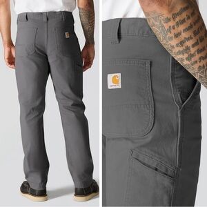 Carhartt Men Gray Rugged Flex Relax Fit Cargo Pants US30 Utility Carpentercore